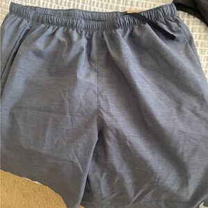 Nike Blue Athletic Shorts with Elastic Waistband